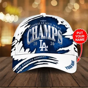 Personalized Los Angeles Dodgers 2026 NL West Division Champions Classic Cap - TANTN25636