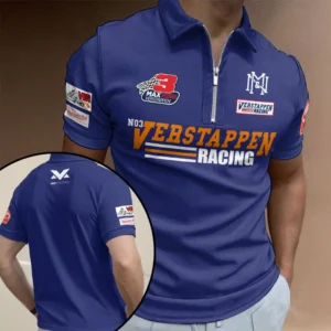 Max Verstappen Racing x Mitchell & Ness Zip Polo Shirt - TANTN25754