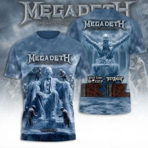 Megadeth Tour 2027 3D Apparel - TANTN25278