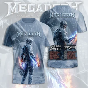 Megadeth Tour 2027 3D Apparel - TANTN25276