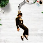 Michael Jackson Custom Shape 2-sided Keychain – HOATT21283