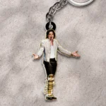 Michael Jackson Custom Shape 2-sided Keychain – HOATT21106