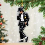 Michael Jackson Custom Shape 2-side Printed Acrylic Ornament – HOATT21208