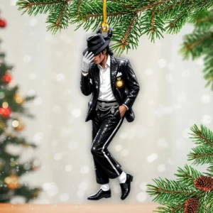 Michael Jackson Custom Shape 2-side Printed Acrylic Ornament - HOATT21208
