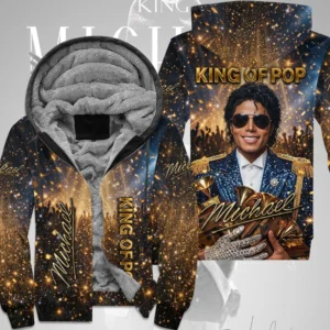 Michael Jackson 3D Fleece Zip Hoodie - TMTHU9535
