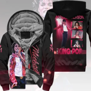 Michael Jackson 3D Fleece Zip Hoodie - HOATT21255