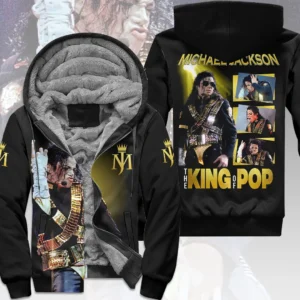 Michael Jackson 3D Fleece Zip Hoodie - HOATT21256