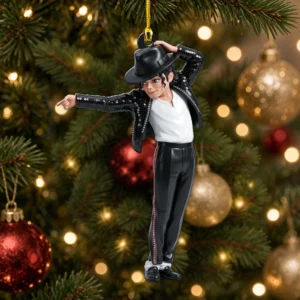 Michael Jackson Custom Shape 2-side Printed Acrylic Ornament - TMTHU9527