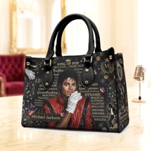 Michael Jackson Leather HandBag - TMTHU9391