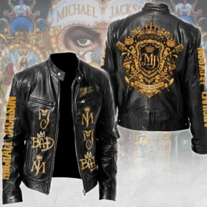 Michael Jackson Motorcycle Leather Jacket - TMTHU9280