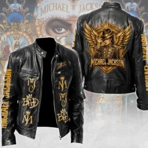 Michael Jackson Motorcycle Leather Jacket - TMTHU9281