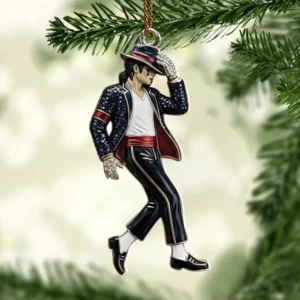 Michael Jackson Custom Shape 2-side Printed Acrylic Ornament - HOATT21082