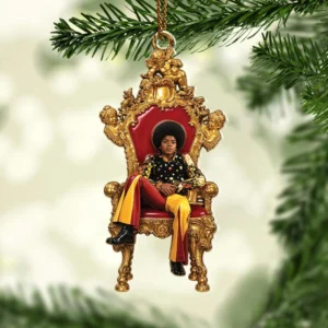 Michael Jackson Custom Shape 2-side Printed Acrylic Ornament - HOATT21110