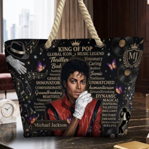Michael Jackson Hemp Rope Tote Bag - TMTHU9417