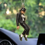 Michael Jackson Custom Shape 2-sided Acrylic Car Ornament – HOATT21209