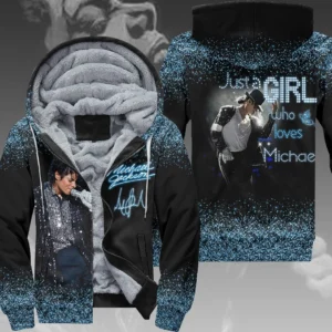 Michael Jackson 3D Fleece Zip Hoodie - HOATT21213
