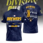 Milwaukee Brewers 2026 NL Central Division Champions 3D Apparel – TANTN25611