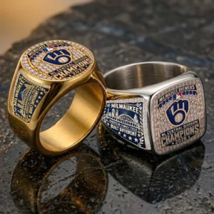 Milwaukee Brewers 2026 NL Central Division Champions 3D Engraved Ring - TANTN25619