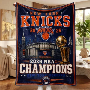 New York Knicks Fleece Blanket - TMTHU9033
