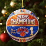 New York Knicks 2026 NBA Finals Champions Custom Shape 2-side Printed Acrylic Ornament – HOATT20860