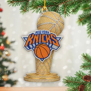 New York Knicks 2026 NBA Finals Champions Custom Shape 2-side Printed Acrylic Ornament - HOATT20861