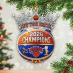 New York Knicks 2026 NBA Finals Champions Custom Shape 2-side Printed Acrylic Ornament – HOATT20938