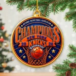 New York Knicks 2026 NBA Finals Champions Custom Shape 2-side Printed Acrylic Ornament – HOATT20940