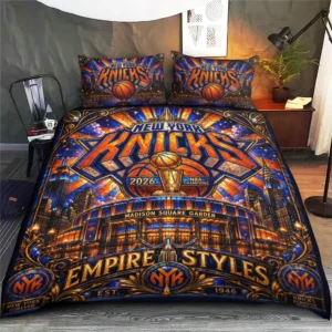 New York Knicks 3-Piece Duvet Bedding Set - TMTHU9368