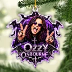 Ozzy Osbourne Custom Shape 2-side Printed Acrylic Ornament – GNE8805