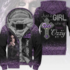 Ozzy Osbourne 3D Fleece Zip Hoodie - HOATT21187