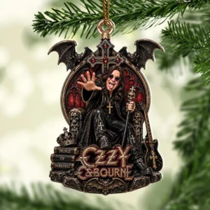 Ozzy Osbourne Custom Shape 2-side Printed Acrylic Ornament - HOATT20831