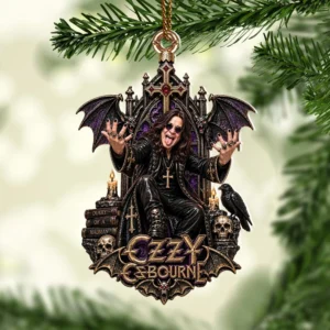 Ozzy Osbourne Custom Shape 2-side Printed Acrylic Ornament - HOATT20832