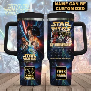 Personalized Star Wars 50th Anniversary 40oz Tumbler - TMTHU9085