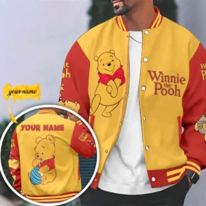 Personalized Winnie-the-Pooh Varsity Jacket - HOATT20865