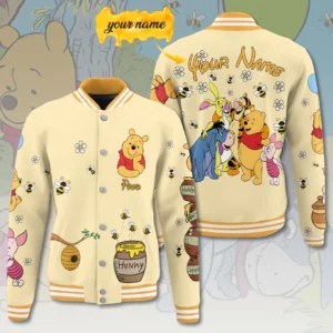 Personalized Winnie-the-Pooh Varsity Jacket - HOATT21100