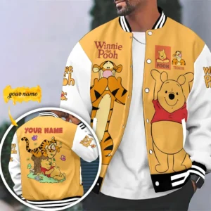 Personalized Winnie-the-Pooh Varsity Jacket - HOATT21171