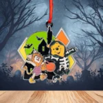 Winnie-the-Pooh x Halloween Custom Shape 2-side Printed Acrylic Ornament – GNE8851