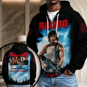 Rambo 45th Anniversary 2027 3D Unisex Waffle Hoodie - TANTN25471