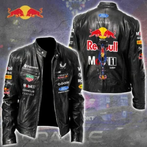 Red Bull Racing 2026 Motorcycle Leather Jacket - GNE8460