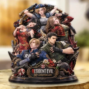 Resident Evil 30th Anniversary Custom Shape Acrylic Plaque - GNE8751