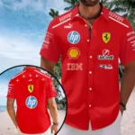 Scuderia Ferrari Monza Grand Prix 2026 Short Sleeve Button-Down Shirt – TANTN25293