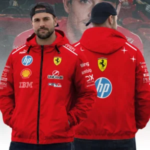 Scuderia Ferrari Monza Grand Prix 2026 3D Windbreaker Jacket - TANTN25294
