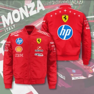 Scuderia Ferrari Monza Grand Prix 2026 3D Bomber Jacket - TANTN25306