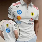 Scuderia Ferrari Monza Grand Prix 2026 Zip Polo Shirt – TANTN25297