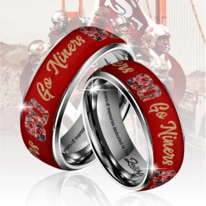 San Francisco 49ers 80th Anniversary Custom Alloy Ring - TANTN25583