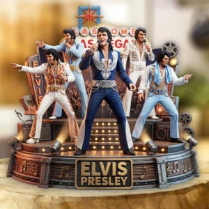 Elvis Presley Custom Shape Acrylic Plaque - TMTHU9322