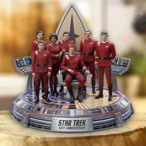 Star Trek 60th Anniversary 2026 Custom Shape Acrylic Plaque - TMTHU9152