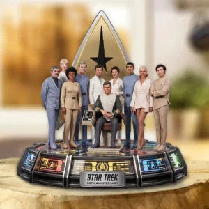 Star Trek 60th Anniversary 2026 Custom Shape Acrylic Plaque - TMTHU9154