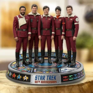 Star Trek 60th Anniversary 2026 Custom Shape Acrylic Plaque - TMTHU9202