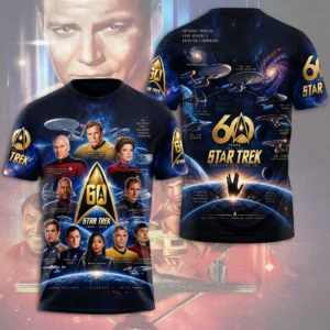 Star Trek 60th Anniversary 3D Apparel - TMTHU9307
